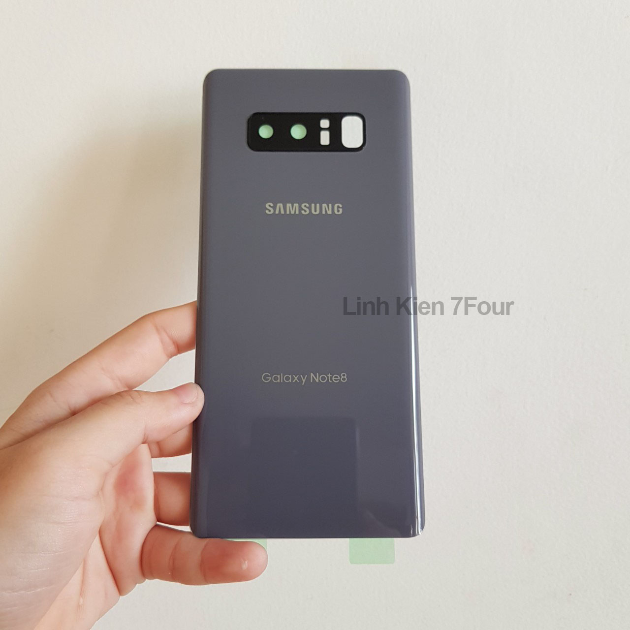 Nắp lưng Samsung Galaxy Note 8 có cụm kính camera và keo dán - 7Four
