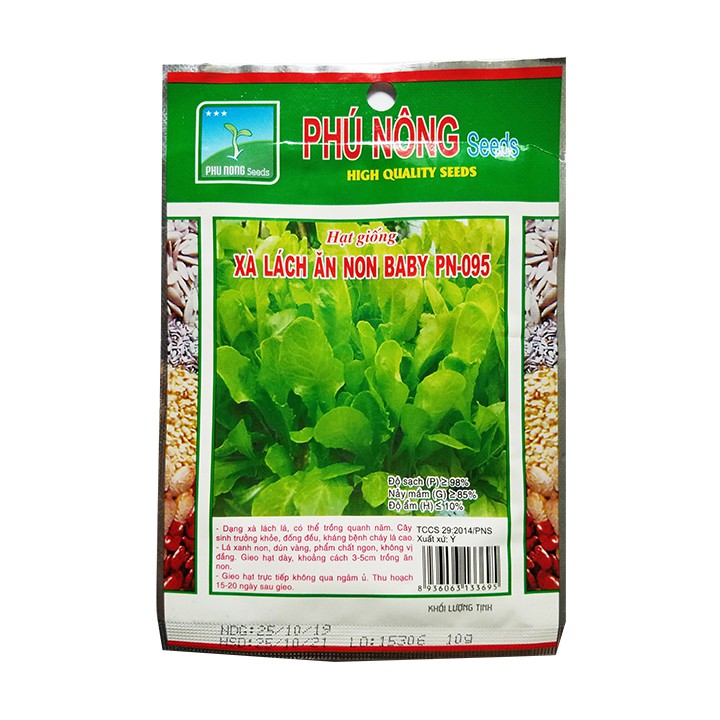 Hạt giống xà lách ăn non 10gram