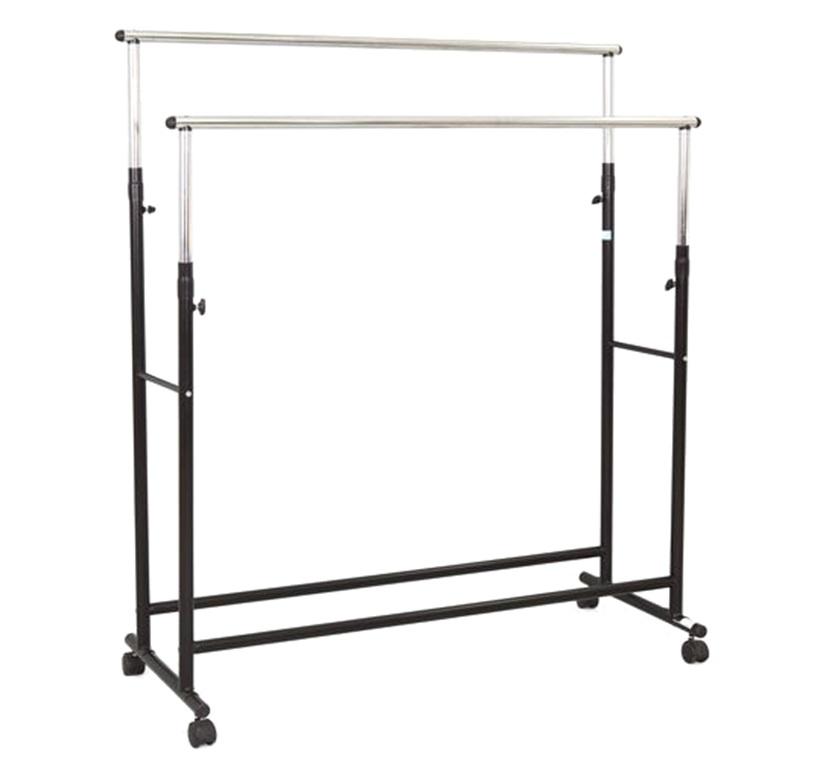 Binaural spring double hanger