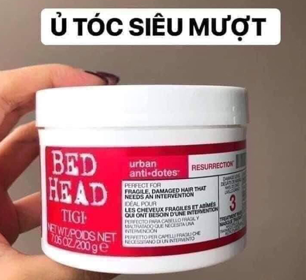 Ủ tóc siêu mềm mượt TIGI đỏ 200G