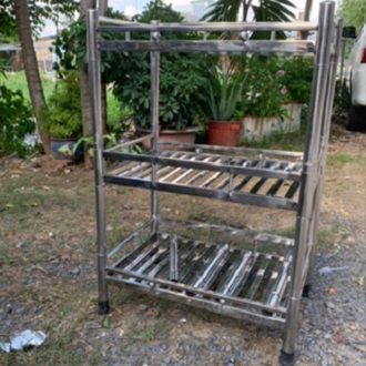 KỆ CHÉN(Thẻ To) INOX 100% Siêu Dày Ship Siêu Rẻ( lắp ráp)