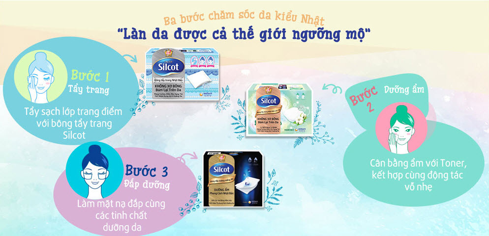 Bông Tẩy Trang Cao Cấp Silcot Premium 66 Miếng