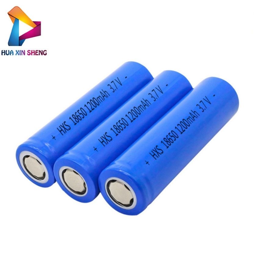 01 viên pin 18650 1200mah 3.7v ,pin sạc dự phòng , pin đầu phẳng