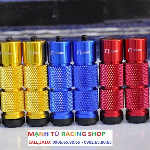 Gù chống đổ ngã xe - kiêm gác chân cnc rizoma