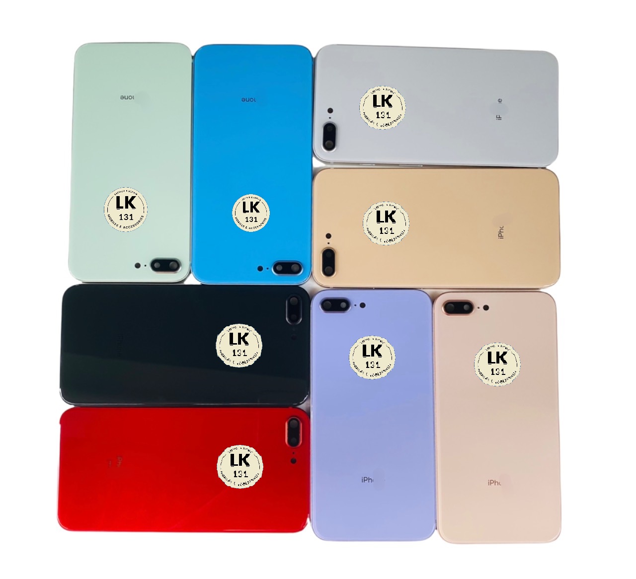 Vỏ thay thế dành cho 8plus viền cạnh vuông