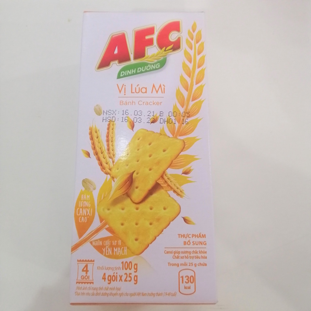 Afc Nutrition Wheat Flavor Cracker (Box of 86g)