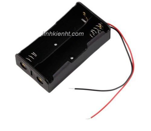 2 đế pin 18650 hộp pin 18650 2 cell