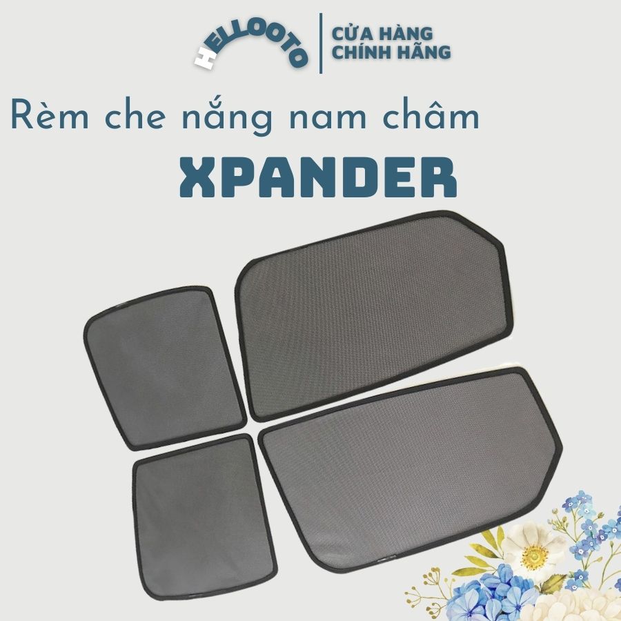 Rèm Che Nắng Nam Châm Xe Xpander 2018 2019 2020 2021- Bộ 4 Tấm, Khung Rèm Tích Hợp Sẵn Nam Châm, Vừa Zin Cho Xe, Tháo Lắp Đơn Giản Che Nắng Hiệu Quả