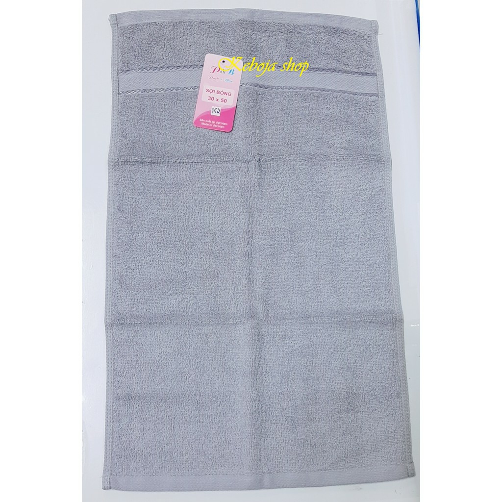 [HCM]Khăn mặt khăn cotton màu cao cấp 30x50cm KB068