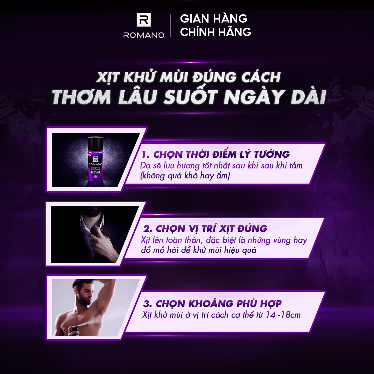 Xịt khử mùi Romano URBANE SPIRIT 150ML