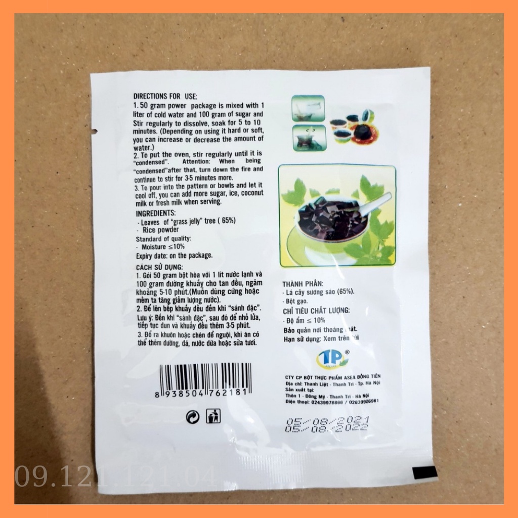 (HT) bột sương sáo/ sương sáo đen (50g)