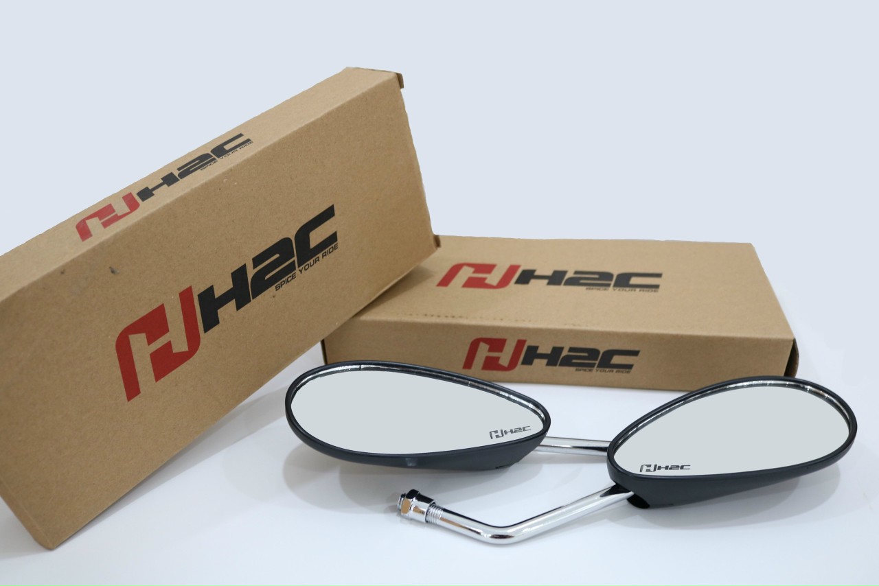 kính chiếu hậu H2C dành cho xe máy(1 cặp)