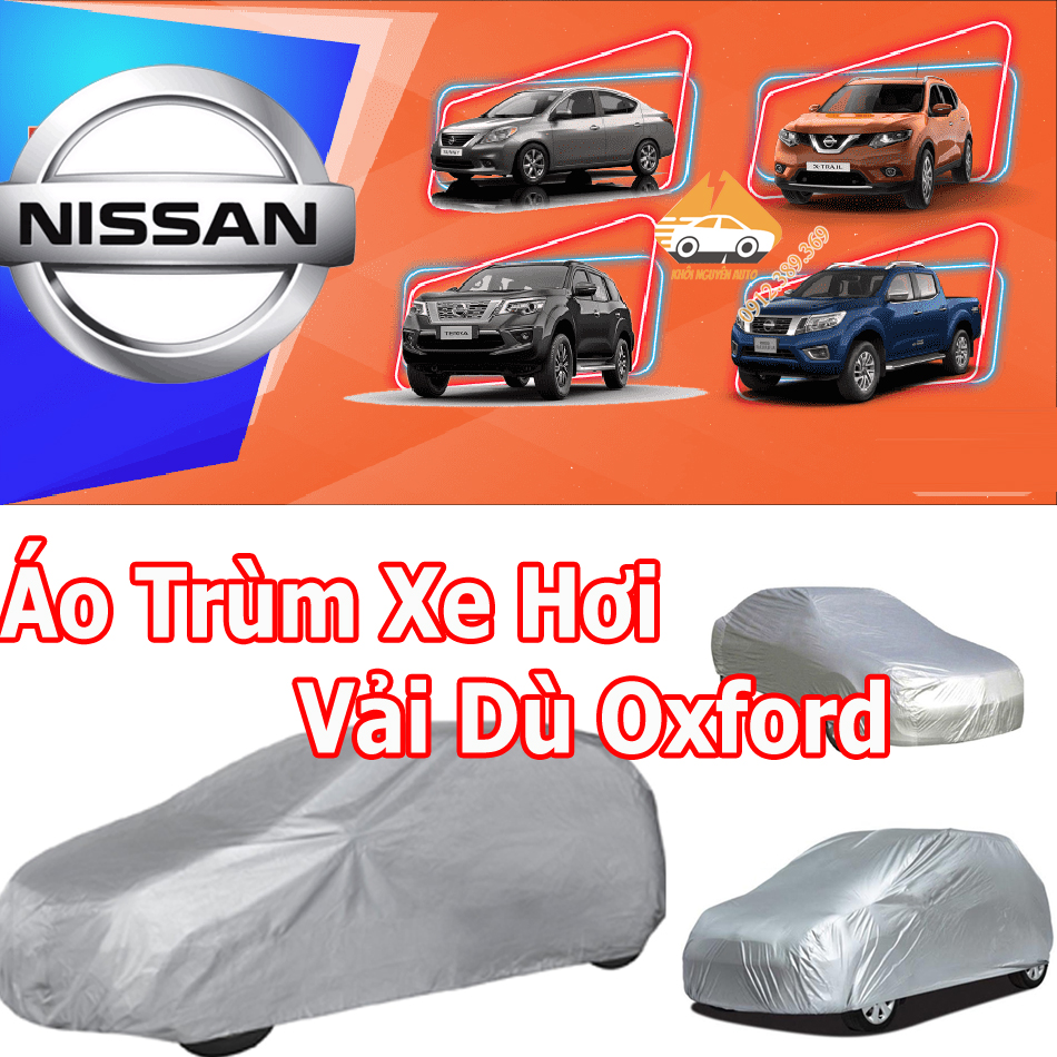 Áo trùm xe hơi nissan: navara, x-trail, sunny ,livina terra bạt phủ xe hơi chống nắng cao cấp