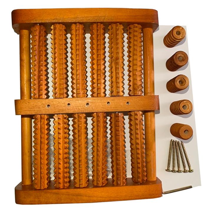 Bàn gỗ lăn chân Massage 6 hàng Y Tế