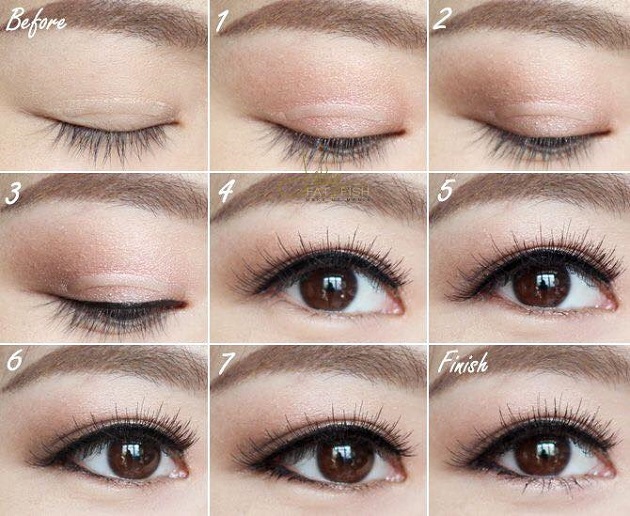 [HCM][Có kem sẵn] Dán kích mí cuộn 600 miếng ( 2 màu 4 loại ) - kích mí vân lưới