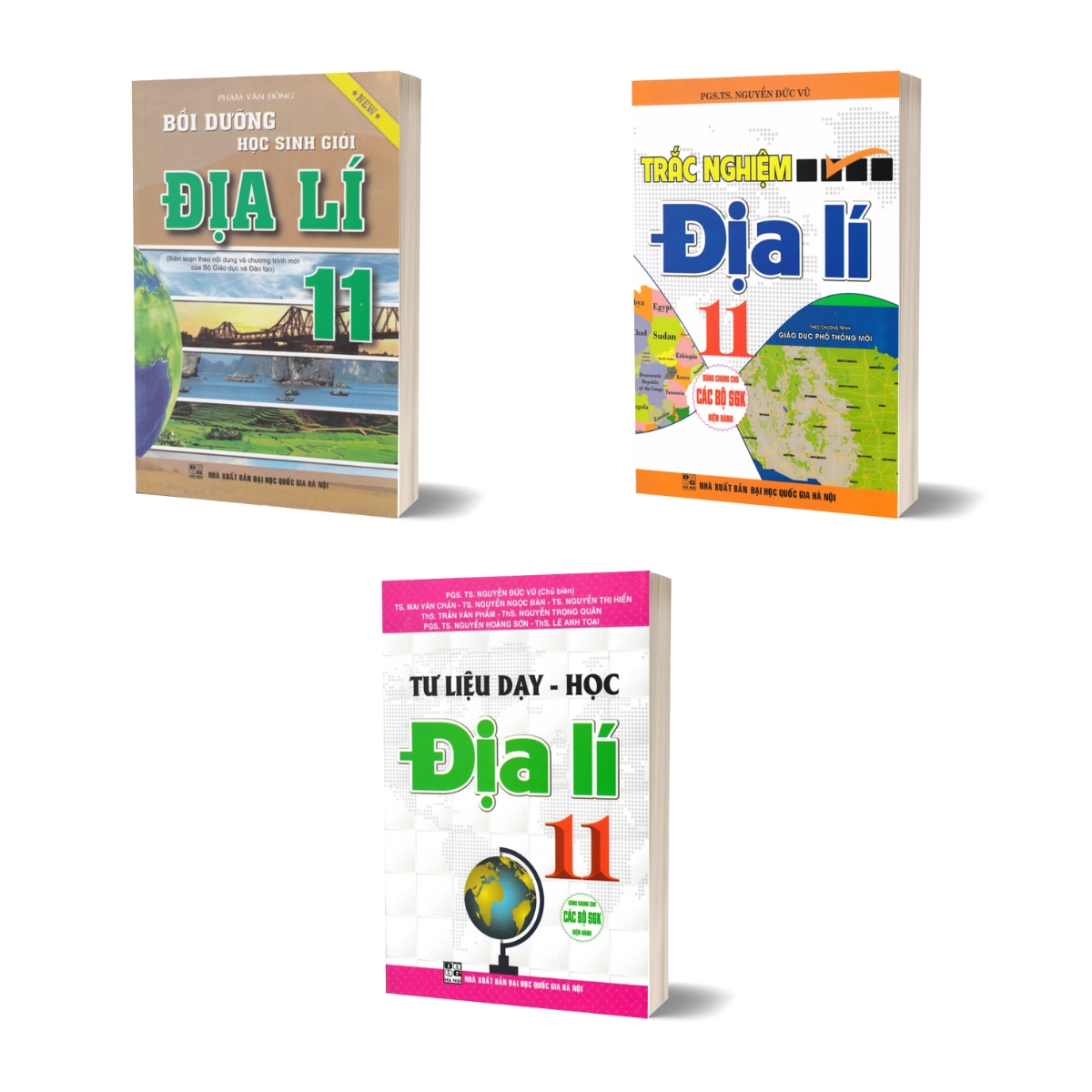 Sách - combo tư liệu dạy - học + bồi dưỡng học sinh giỏi + trắc nghiệm địa lí 11
