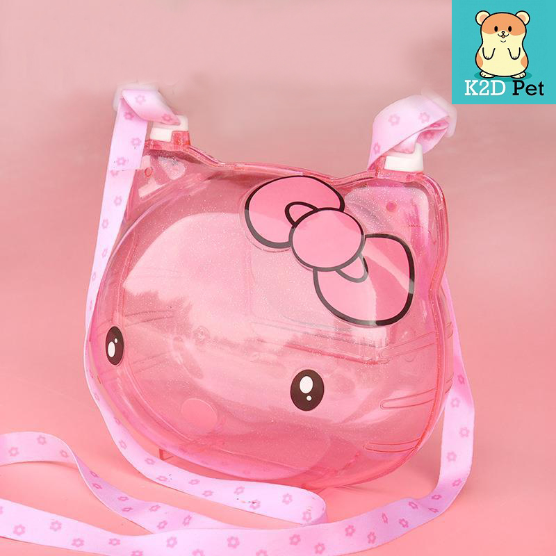 [Hoàn tiền 10%]Lồng xách tay kitty dành cho hamster, đuôi mập