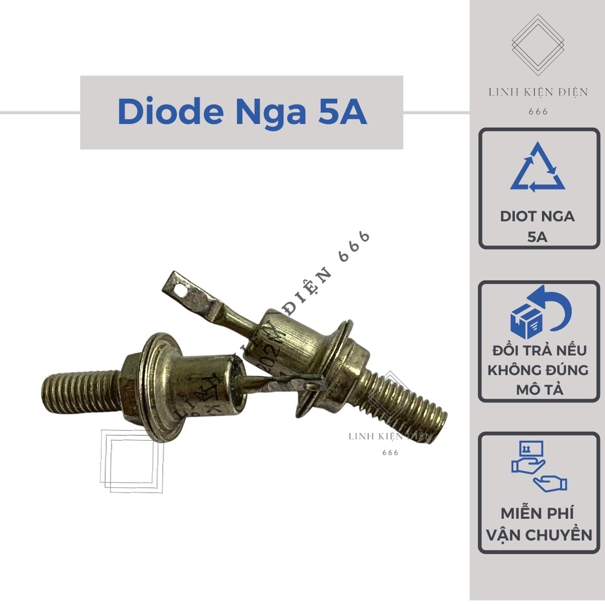 Diot Nga 5A Diode Hàng Zin Đi Ốt Điốt Xịn