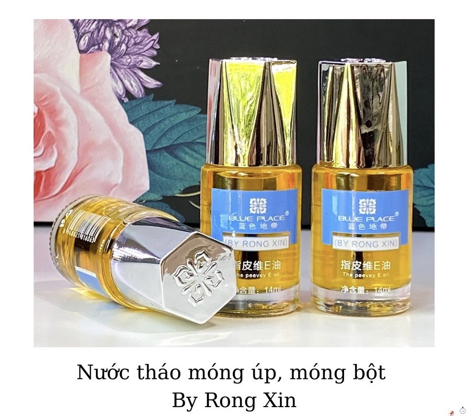 [Có sẵn] NƯỚC THÁO MÓNG UP, MÓNG BỘT, GEL ÚP SIÊU NHANH RONGXIN