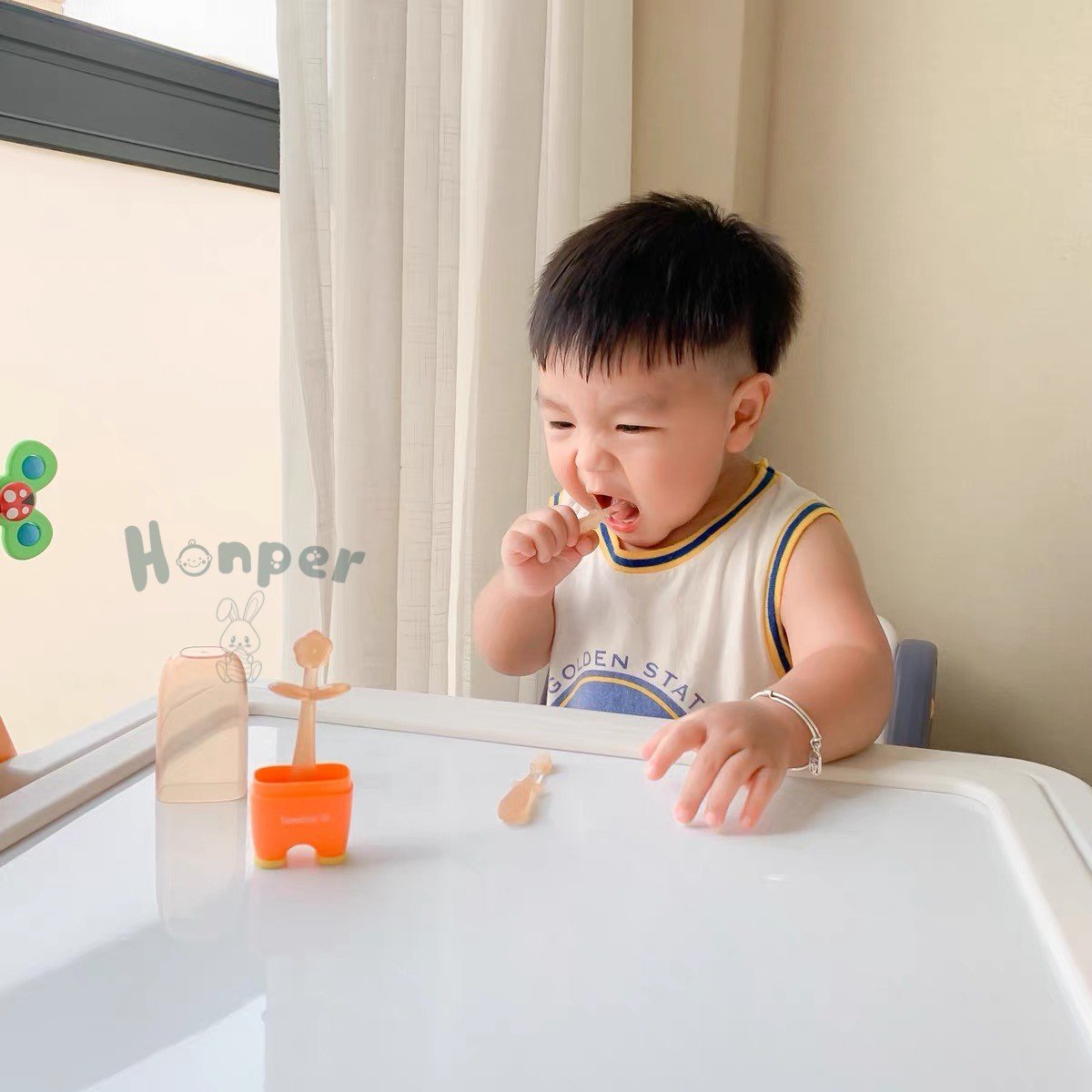 Bộ chăm sóc răng miệng cho bé Honper 3in1 - HP216