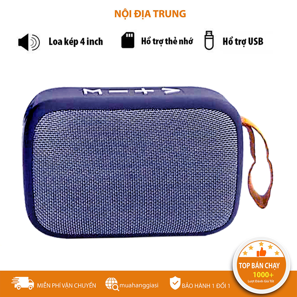 Loa Bluetooth Cầm Tay Nghe Nhạc Không Dây Để Bàn Nhỏ Gọn Cắm Usb Và Thẻ Nhớ Âm Bass Cực Hay Giá Rẻ, Loa nghe nhạc bluetooth mini - BẢO HÀNH 1 ĐỔI 1 NẾU LỖI