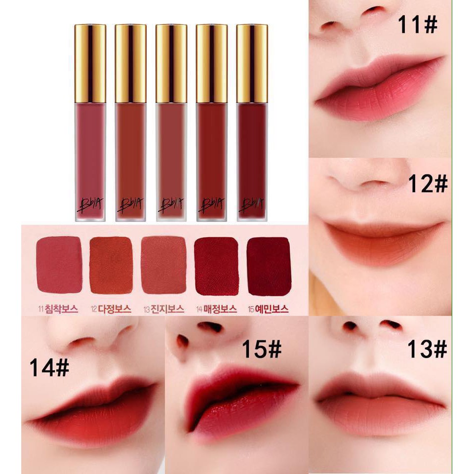 Son Kem Bbia Last Velvet Lip Tint Version 3 (5 màu) 5g