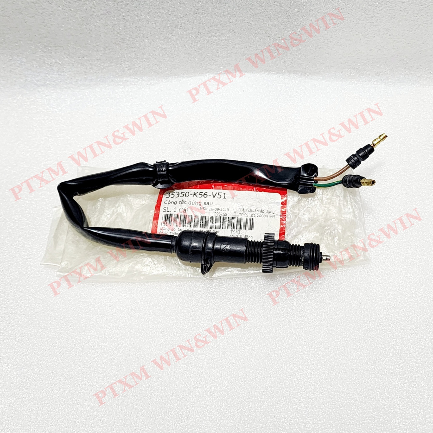 Stop chân, công tắc phanh sau sonic, winner, winner x zin mới - 35350-k56-v51