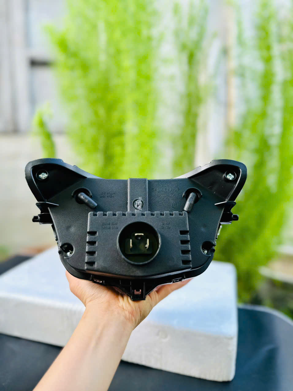 Pha đèn 2 Tầng Wave Alpha hàng dùng Cho xe Wave Alpha 50/100/110CC, Alpha