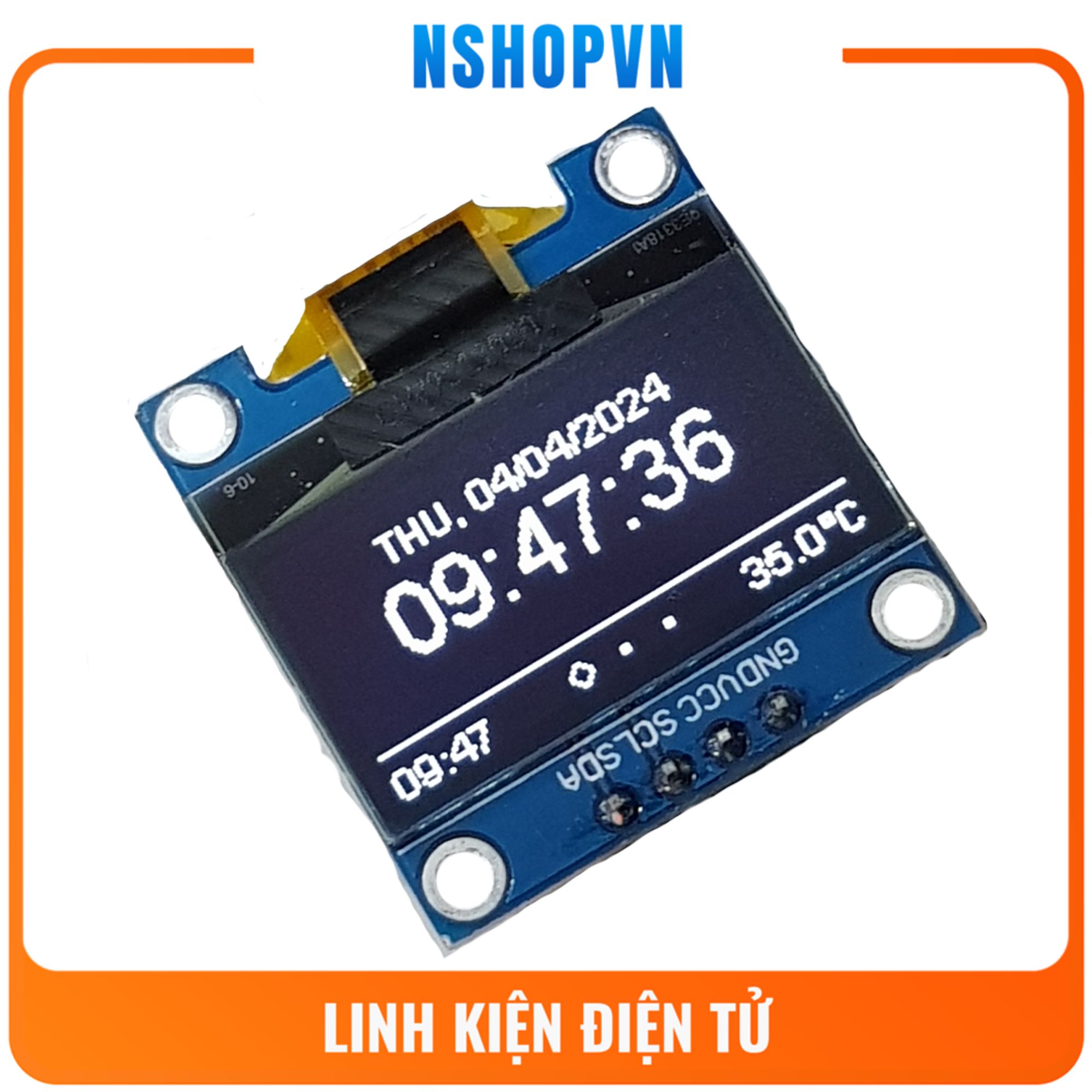 Màn hình lcd oled 0.96 inch giao tiếp i2c