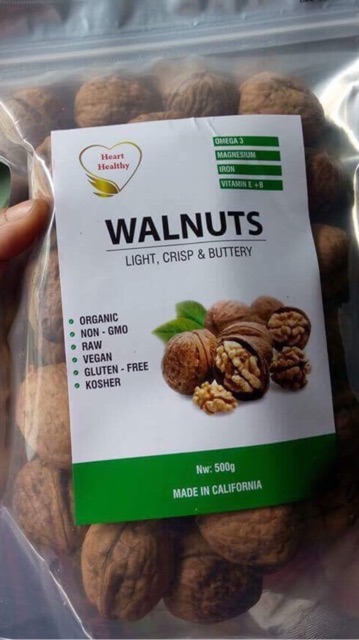 1kg Quả Óc Chó Nhập Khẩu (hàng mỏng vỏ, sấy khô date mới nhất, thơm ngon)