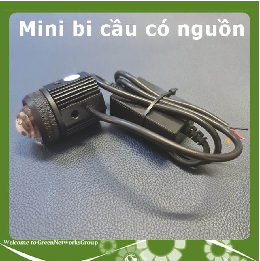 [HCM]Đèn trợ sáng mini bi cầu , Cost vàng pha trắng gom ánh sáng Greennetworks