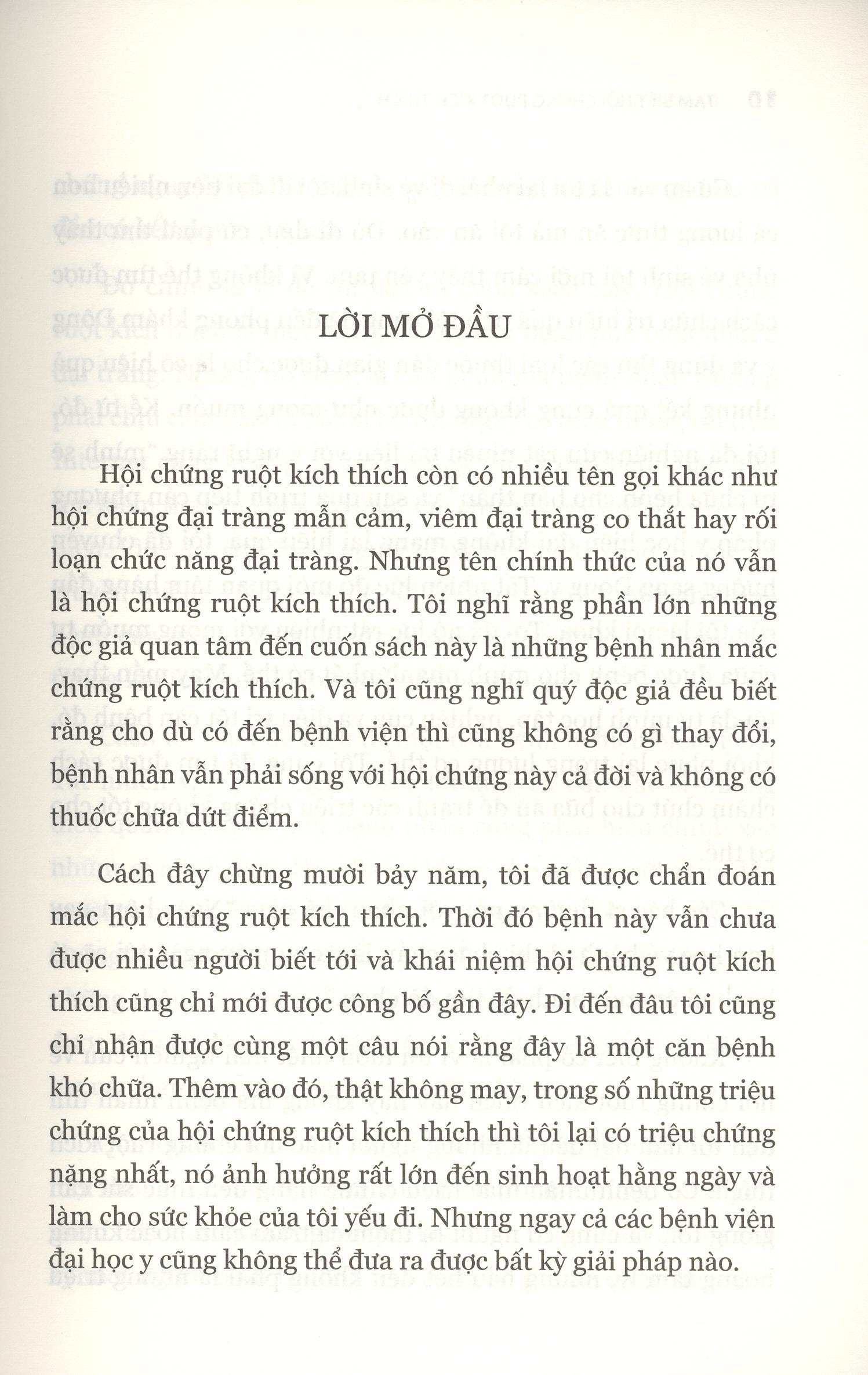 Tạm Biệt Hội Chứng Ruột Kích Thích