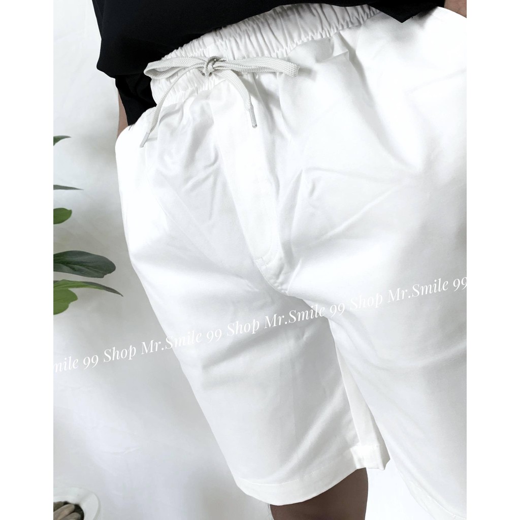 QUẦN SHORT KAKI TRẮNG FORM ĐẸP CHẤT VẢI DÀY