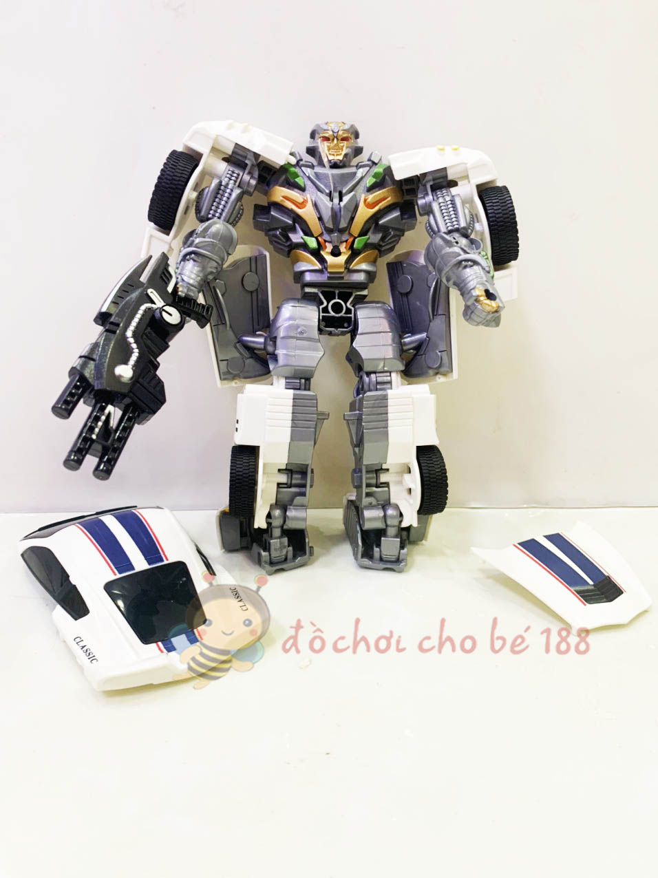 Đồ chơi robot lắp ráp biến hình siêu xe