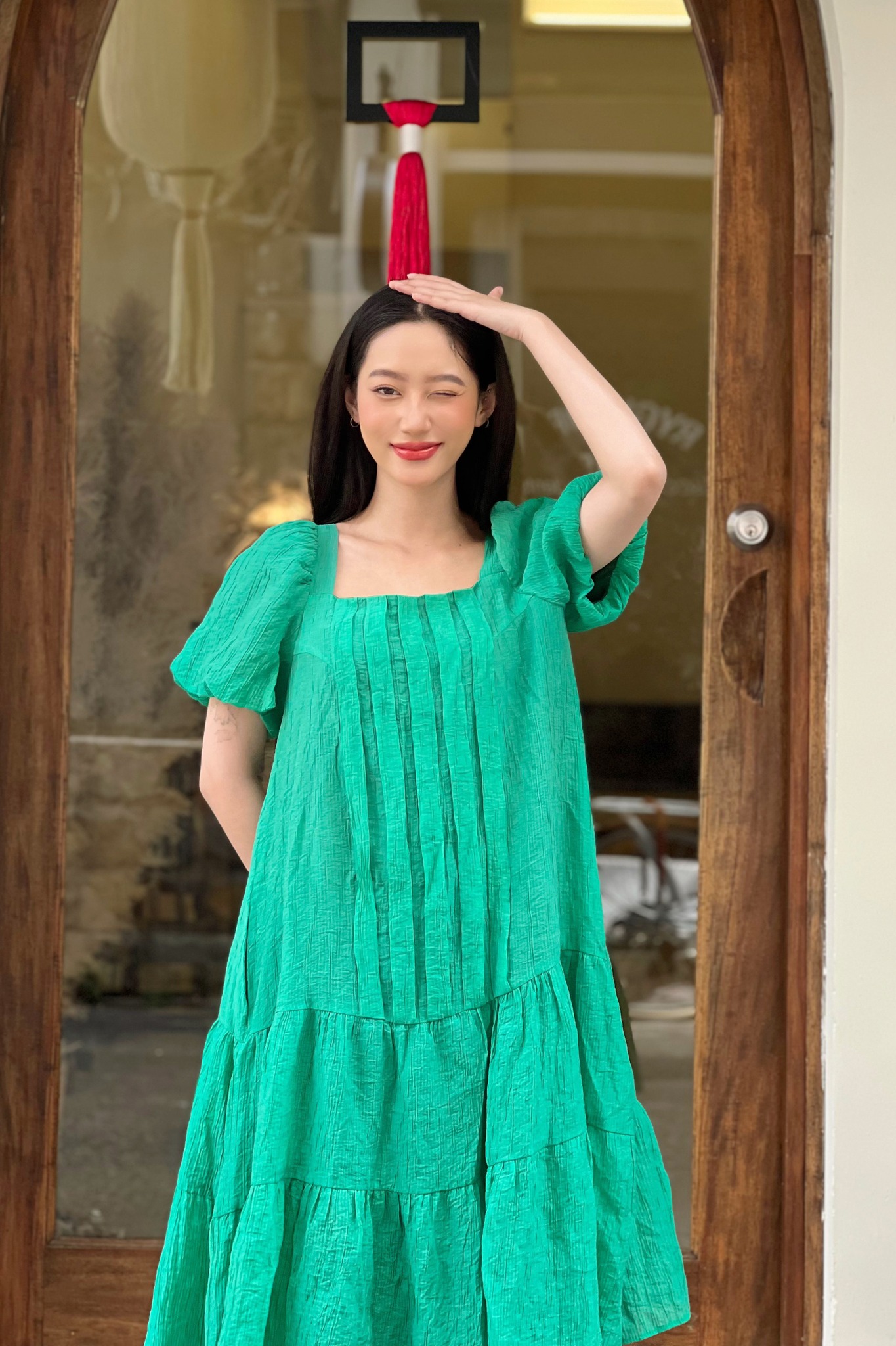 OLV - Đầm Shamrock Line Detailed Dress