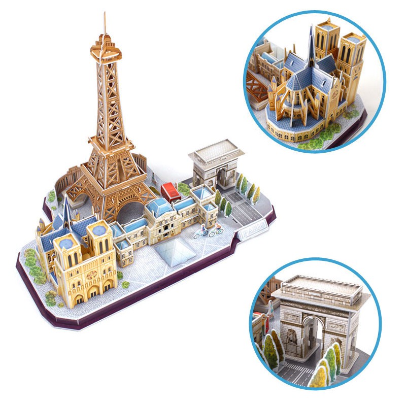 Mô hình giấy 3D CubicFun - City Line Paris - MC254h