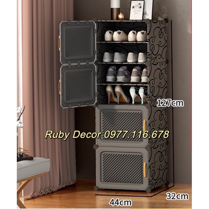 Tủ đựng giày,kệ để giày dép lắp ghép thông minh