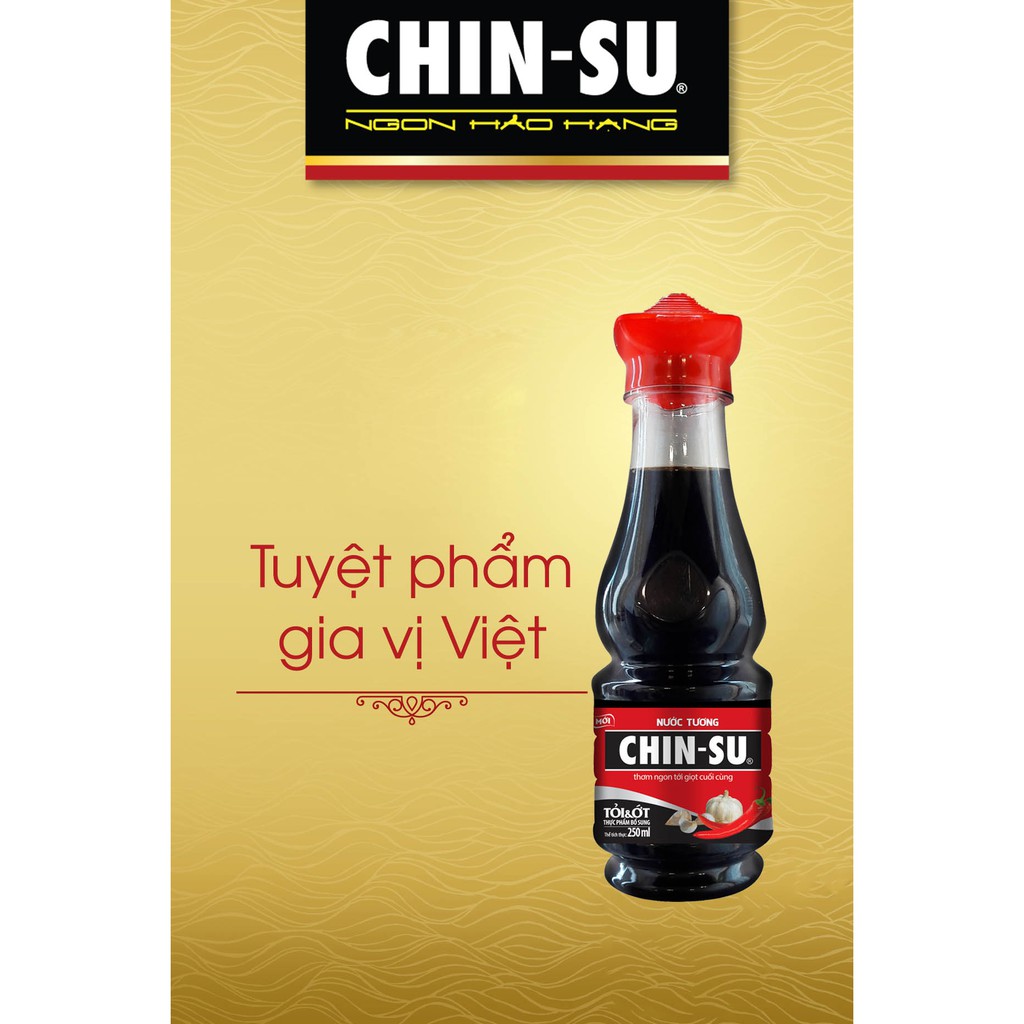 NƯỚC TƯƠNG CHINSU TỎI ỚT 250ML