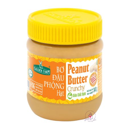 Bơ đậu phộng Golden Farm 340gr dạng có hạt