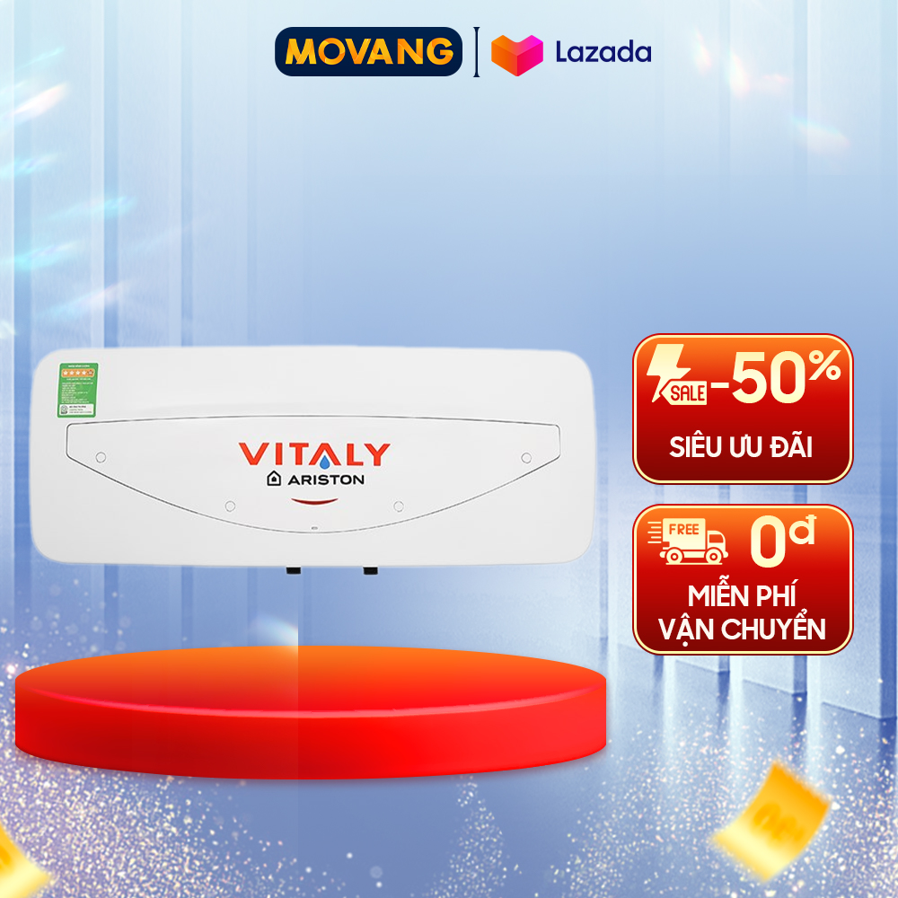 - máy nước nóng gián tiếp ariston 20 lít 2500w vitaly 20 slim 2.5 fe