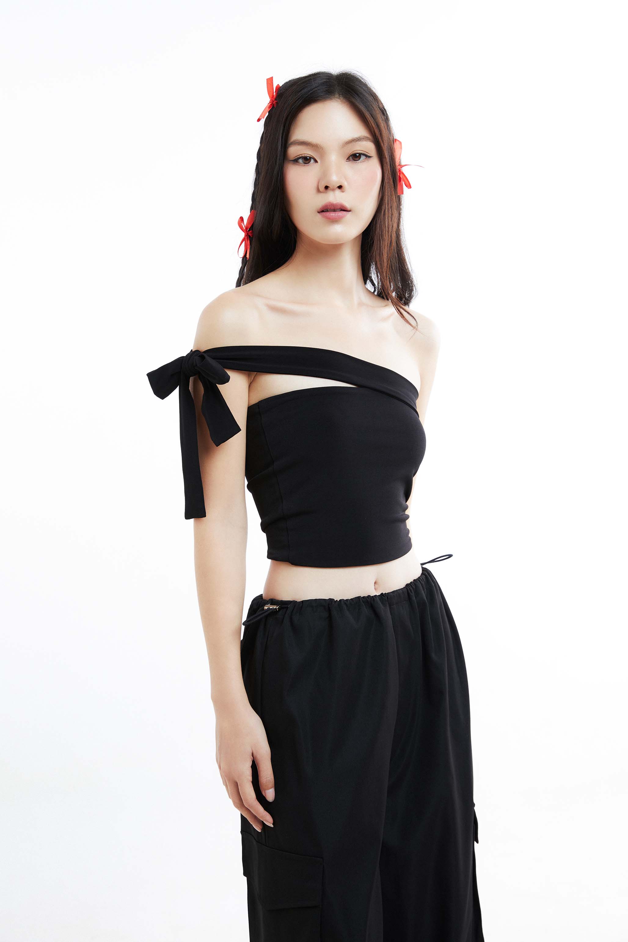 DOTTIE - Áo ống kèm khăn T0643