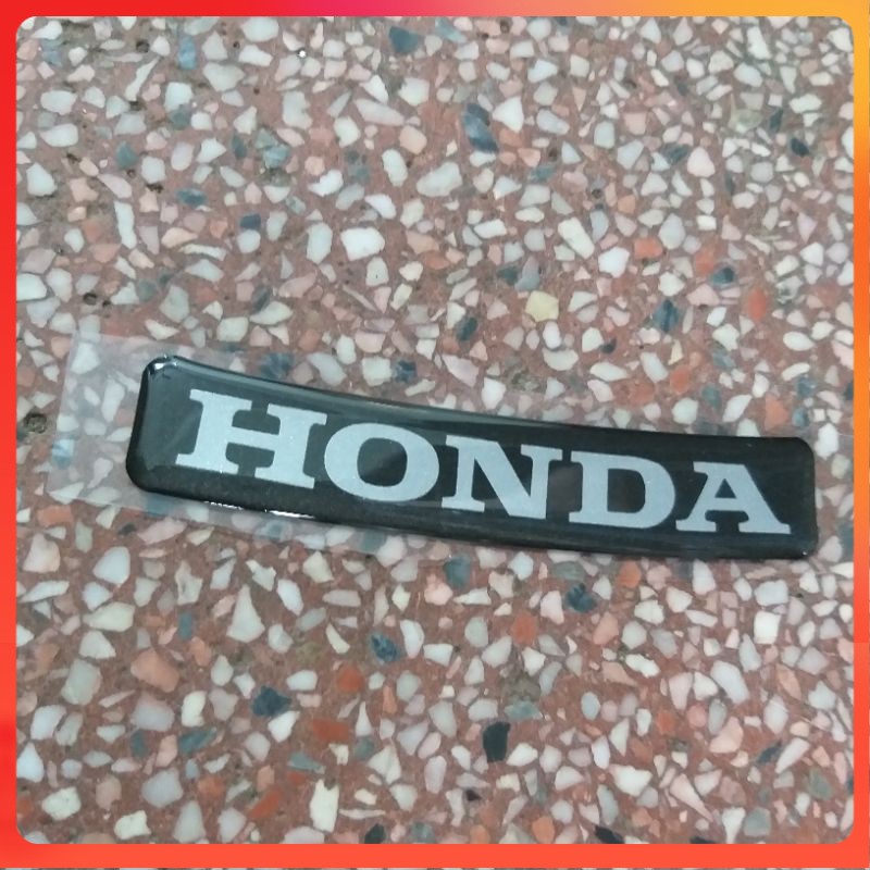 tem chữ Honda gắn mặt nạ Wave nhỏ zx .