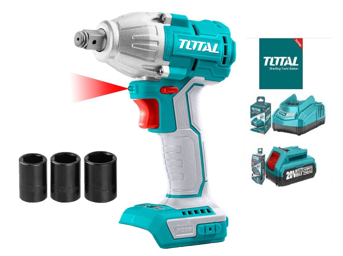 Máy siết bulong dùng pin total 20v tiwli20020