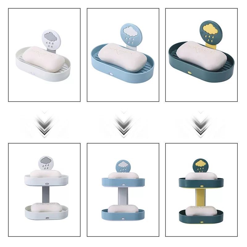 🧼🧴 Kệ đựng Xà Phòng - 2 tầng hình đám mây 🧼🧴