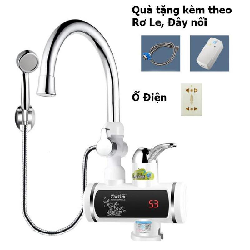 Bảng giá Máy nước nóng lạnh có vòi sen tắm loại gắn chậu ( Tặng thêm Rơ le + Ổ điện + Dây nối) Điện máy Pico