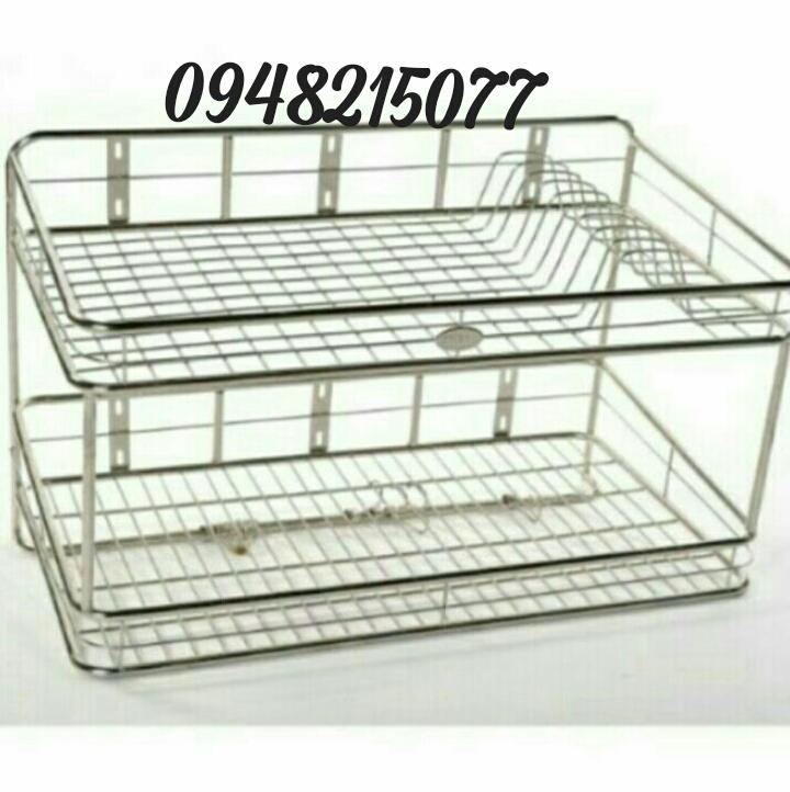 [HCM]kệ chén treo 2 tầng kt 70x30x40 ( DxRxC)