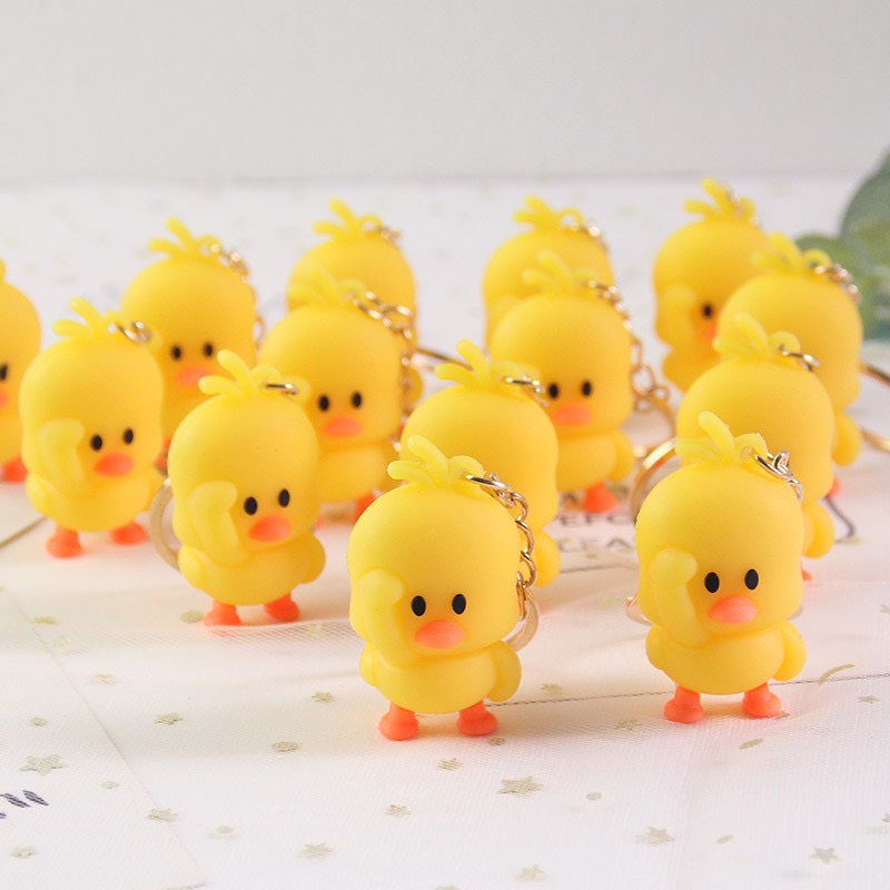 Móc khóa vịt vàng xinh xắn dễ thương