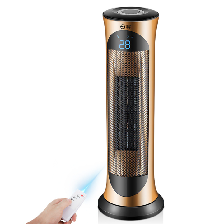 Standing Electric Heating Fan, YANGZI Multi-function Standing Electric Heating Plant With Control, Energy Saving Ceramic Heating Led Screen