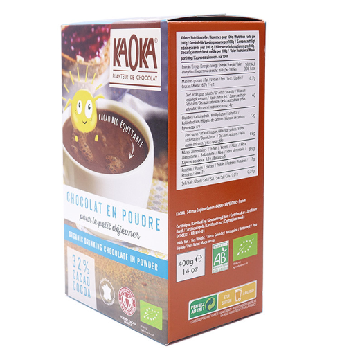 Bột Cacao Hữu Cơ Kaoka 400g