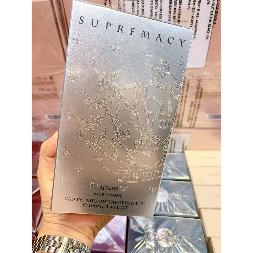 Nước Hoa Nam Afnan Supremacy Sliver 100ml